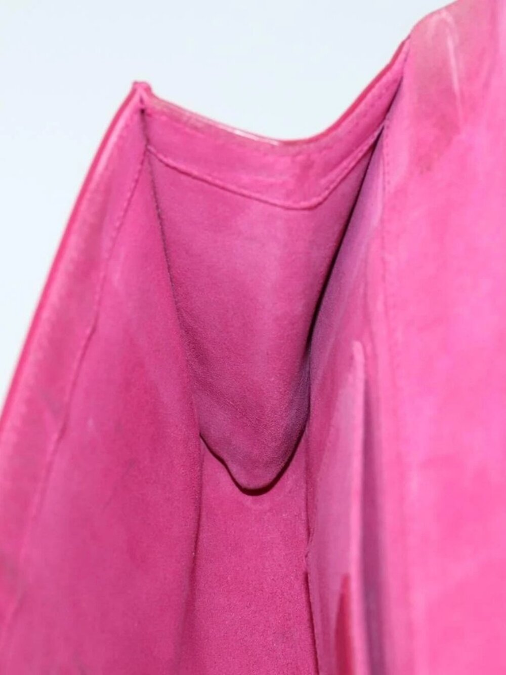 SAINT LAURENT Clutch Bag Leather Pink Gold 311213 Auth 169070V - Picture 13 of 16